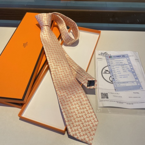 Replica Hermes Necktie For Men #1194228 $34.00 USD for Wholesale