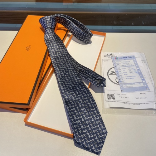 Replica Hermes Necktie For Men #1194229 $34.00 USD for Wholesale