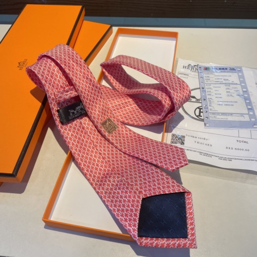 Replica Hermes Necktie For Men #1194239 $34.00 USD for Wholesale