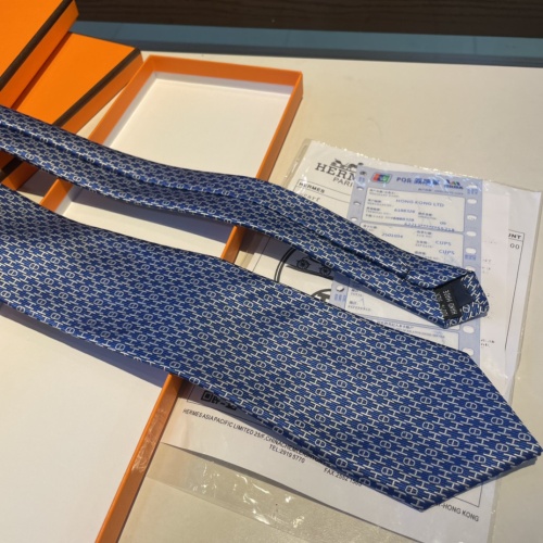 Replica Hermes Necktie For Men #1194240 $34.00 USD for Wholesale