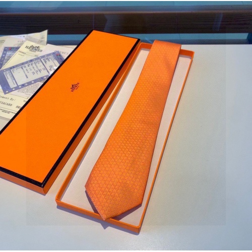 Replica Hermes Necktie For Men #1194245 $34.00 USD for Wholesale