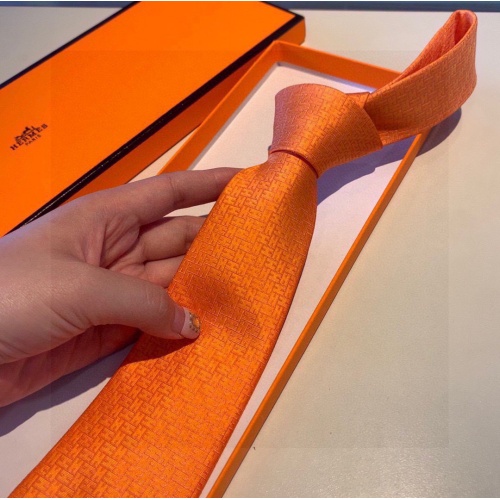 Replica Hermes Necktie For Men #1194245 $34.00 USD for Wholesale