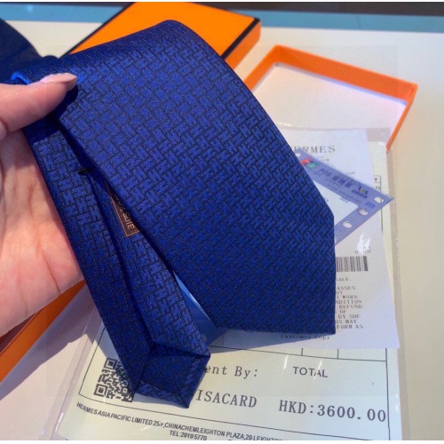 Replica Hermes Necktie For Men #1194249 $34.00 USD for Wholesale