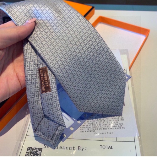 Replica Hermes Necktie For Men #1194250 $34.00 USD for Wholesale