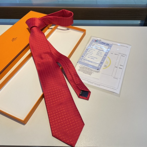 Replica Hermes Necktie For Men #1194537 $34.00 USD for Wholesale