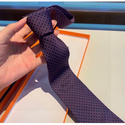 Replica Hermes Necktie For Men #1194550 $34.00 USD for Wholesale