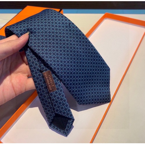 Replica Hermes Necktie For Men #1194551 $34.00 USD for Wholesale