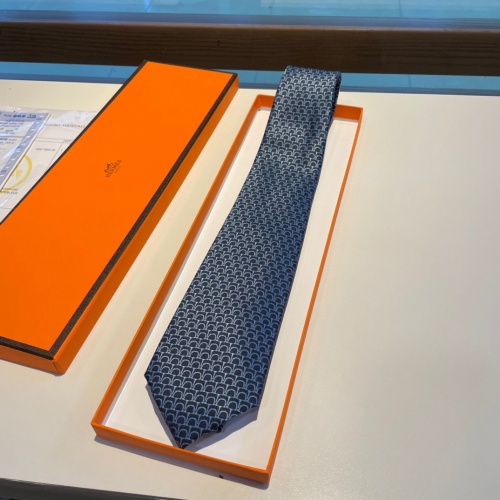 Replica Hermes Necktie For Men #1194553 $34.00 USD for Wholesale