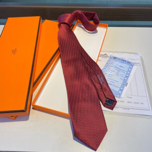 Replica Hermes Necktie For Men #1194556 $34.00 USD for Wholesale