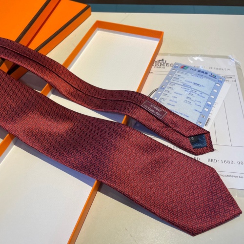 Replica Hermes Necktie For Men #1194556 $34.00 USD for Wholesale