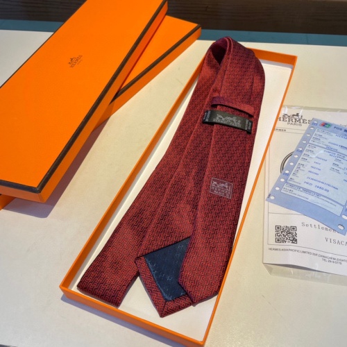 Replica Hermes Necktie For Men #1194556 $34.00 USD for Wholesale