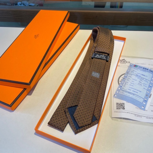 Replica Hermes Necktie For Men #1194566 $34.00 USD for Wholesale