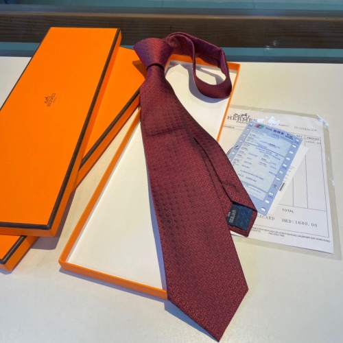 Replica Hermes Necktie For Men #1194567 $34.00 USD for Wholesale