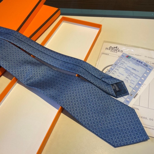 Replica Hermes Necktie For Men #1194574 $34.00 USD for Wholesale