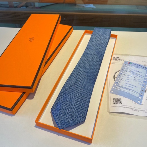 Replica Hermes Necktie For Men #1194574 $34.00 USD for Wholesale