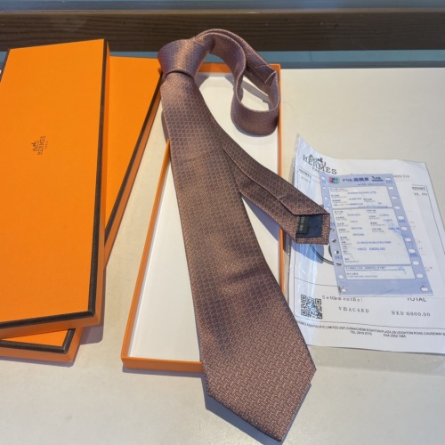 Replica Hermes Necktie For Men #1194575 $34.00 USD for Wholesale