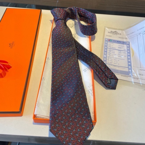 Replica Hermes Necktie For Men #1194587 $34.00 USD for Wholesale