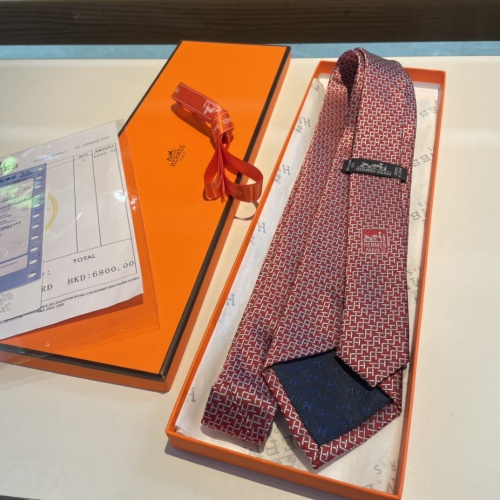 Replica Hermes Necktie For Men #1194590 $34.00 USD for Wholesale