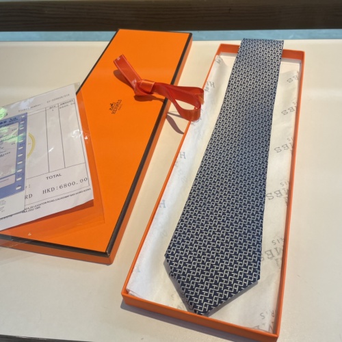 Replica Hermes Necktie For Men #1194591 $34.00 USD for Wholesale