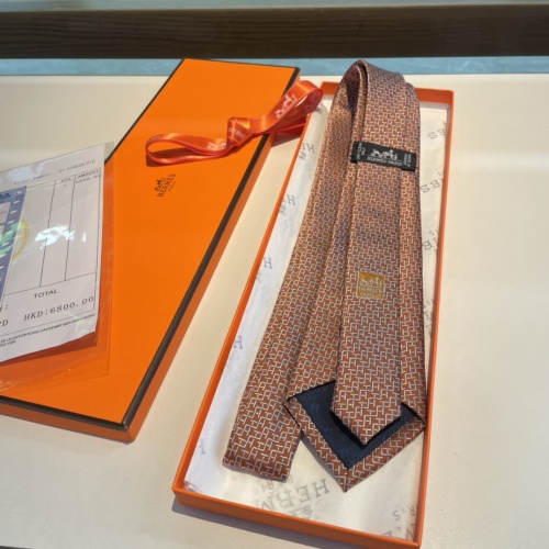 Replica Hermes Necktie For Men #1194598 $34.00 USD for Wholesale