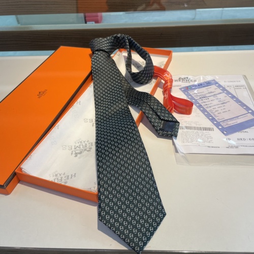 Replica Hermes Necktie For Men #1194602 $34.00 USD for Wholesale