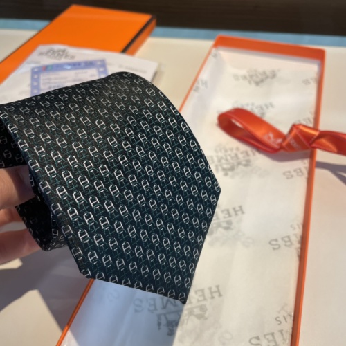 Replica Hermes Necktie For Men #1194602 $34.00 USD for Wholesale