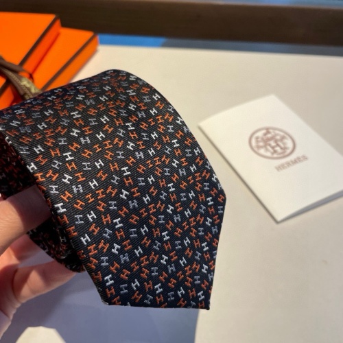 Replica Hermes Necktie For Men #1194613 $34.00 USD for Wholesale