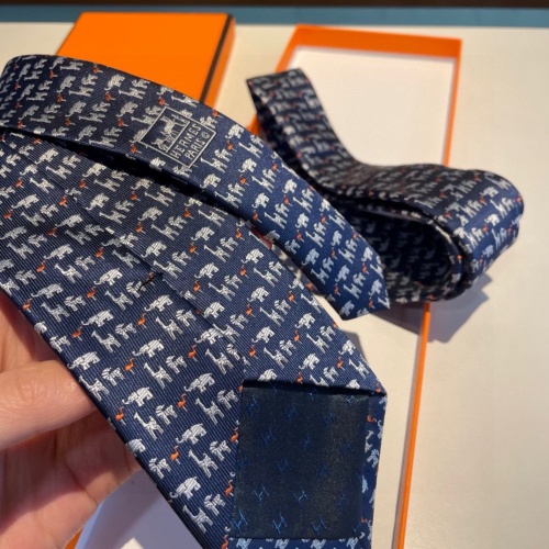 Replica Hermes Necktie For Men #1194615 $34.00 USD for Wholesale