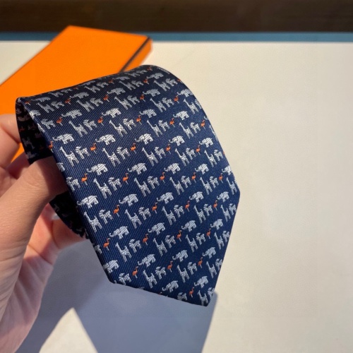 Replica Hermes Necktie For Men #1194615 $34.00 USD for Wholesale