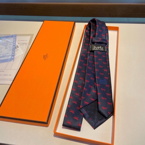 Replica Hermes Necktie For Men #1194616 $34.00 USD for Wholesale