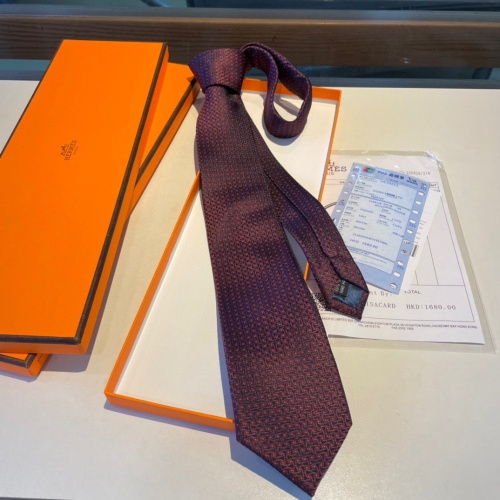 Replica Hermes Necktie For Men #1194622 $34.00 USD for Wholesale