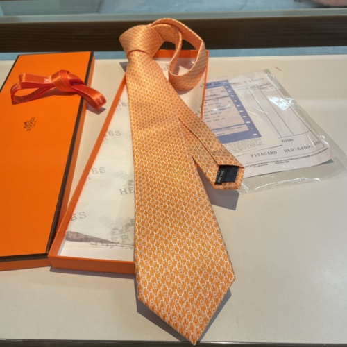 Replica Hermes Necktie For Men #1194633 $34.00 USD for Wholesale