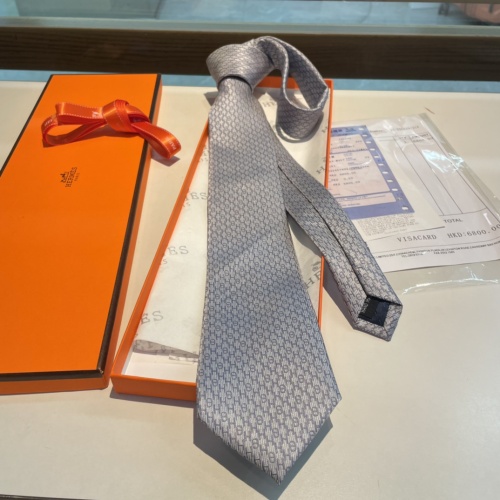 Replica Hermes Necktie For Men #1194634 $34.00 USD for Wholesale