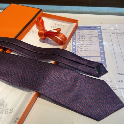 Replica Hermes Necktie For Men #1194635 $34.00 USD for Wholesale