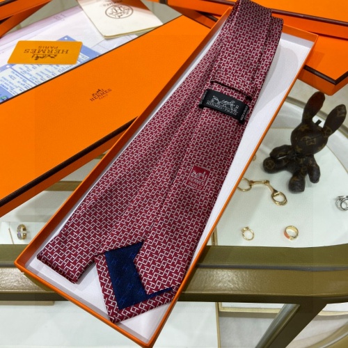 Replica Hermes Necktie For Men #1194639 $34.00 USD for Wholesale