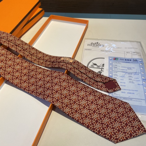 Replica Hermes Necktie For Men #1194645 $48.00 USD for Wholesale