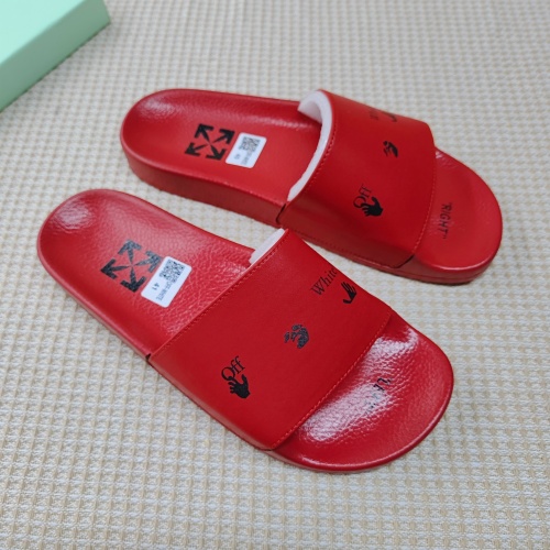 Replica Off-White Slippers For Women #1195443 $45.00 USD for Wholesale