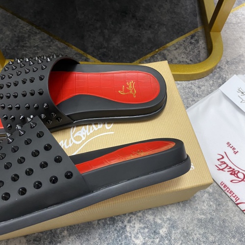 Replica Christian Louboutin CL Slippers For Men #1195461 $56.00 USD for Wholesale