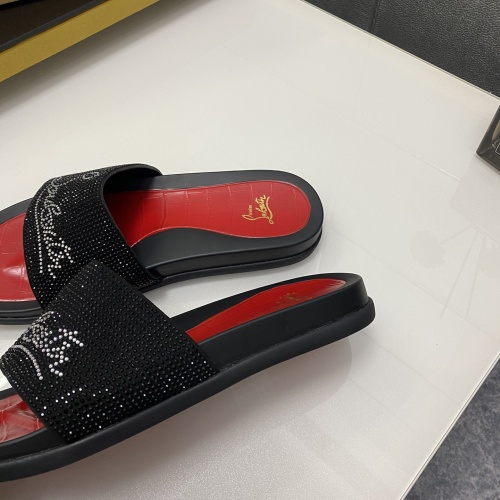 Replica Christian Louboutin CL Slippers For Men #1195463 $56.00 USD for Wholesale