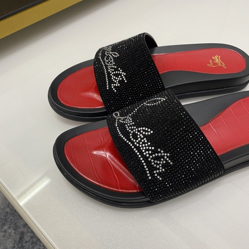 Replica Christian Louboutin CL Slippers For Men #1195463 $56.00 USD for Wholesale