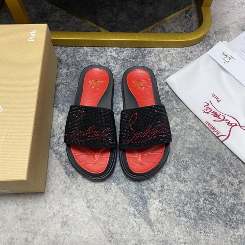 Christian Louboutin CL Slippers For Men #1195464 $56.00 USD, Wholesale Replica Christian Louboutin CL Slippers