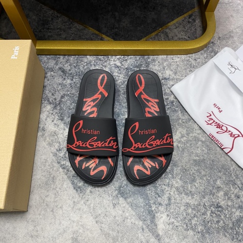 Christian Louboutin CL Slippers For Men #1195466 $56.00 USD, Wholesale Replica Christian Louboutin CL Slippers