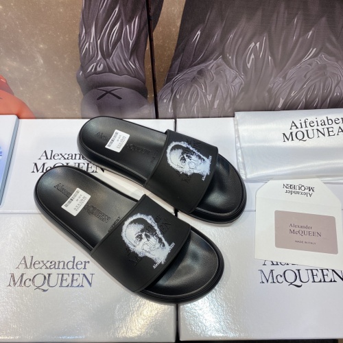 Replica Alexander McQueen Slippers For Men #1195630 $45.00 USD for Wholesale