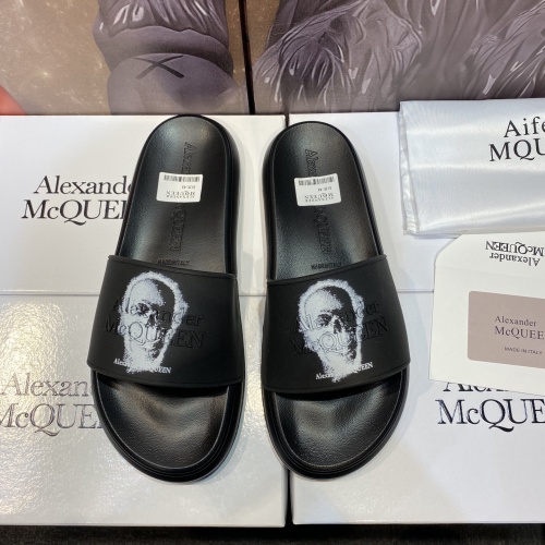 Replica Alexander McQueen Slippers For Men #1195630 $45.00 USD for Wholesale