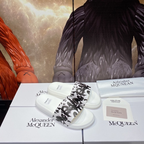 Replica Alexander McQueen Slippers For Men #1195648 $45.00 USD for Wholesale