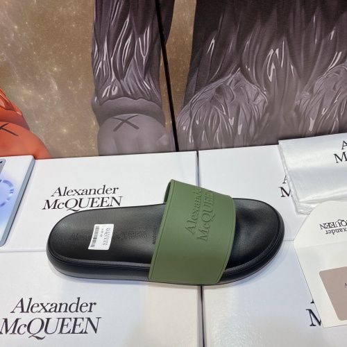 Replica Alexander McQueen Slippers For Men #1195652 $45.00 USD for Wholesale