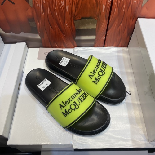 Replica Alexander McQueen Slippers For Men #1195664 $45.00 USD for Wholesale