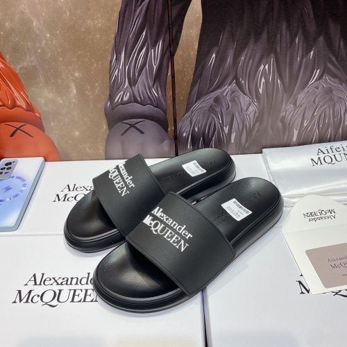 Replica Alexander McQueen Slippers For Men #1195668 $45.00 USD for Wholesale