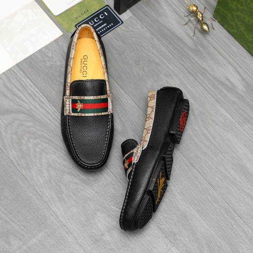 Replica Gucci Oxfords Shoes For Men #1195707 $72.00 USD for Wholesale