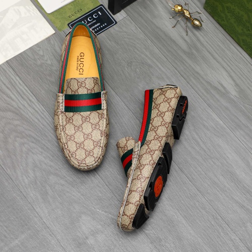 Replica Gucci Oxfords Shoes For Men #1195708 $68.00 USD for Wholesale